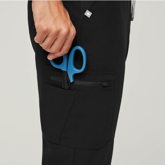 Figs Tansen Classic Cargo Jogger Scrub Pants Black M/S - Picture 4 of 14